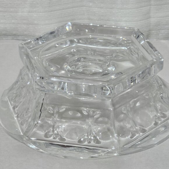 PartyLite Signature Hurricane Candleholder 11.75" taper pillar crystal vtg - Picture 7 of 10
